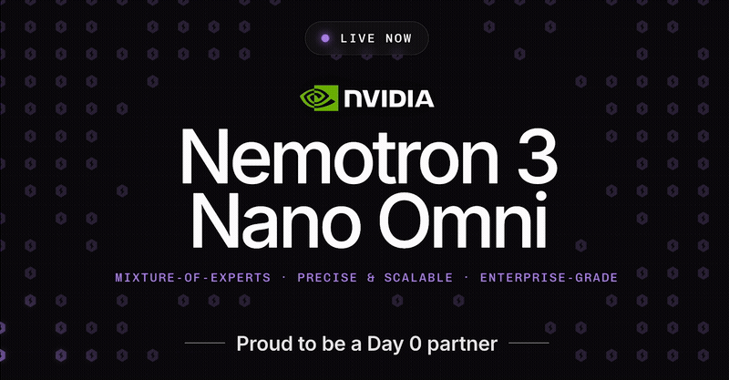 NVIDIA Nemotron 3 Nano Omni, now live on Lightning AI