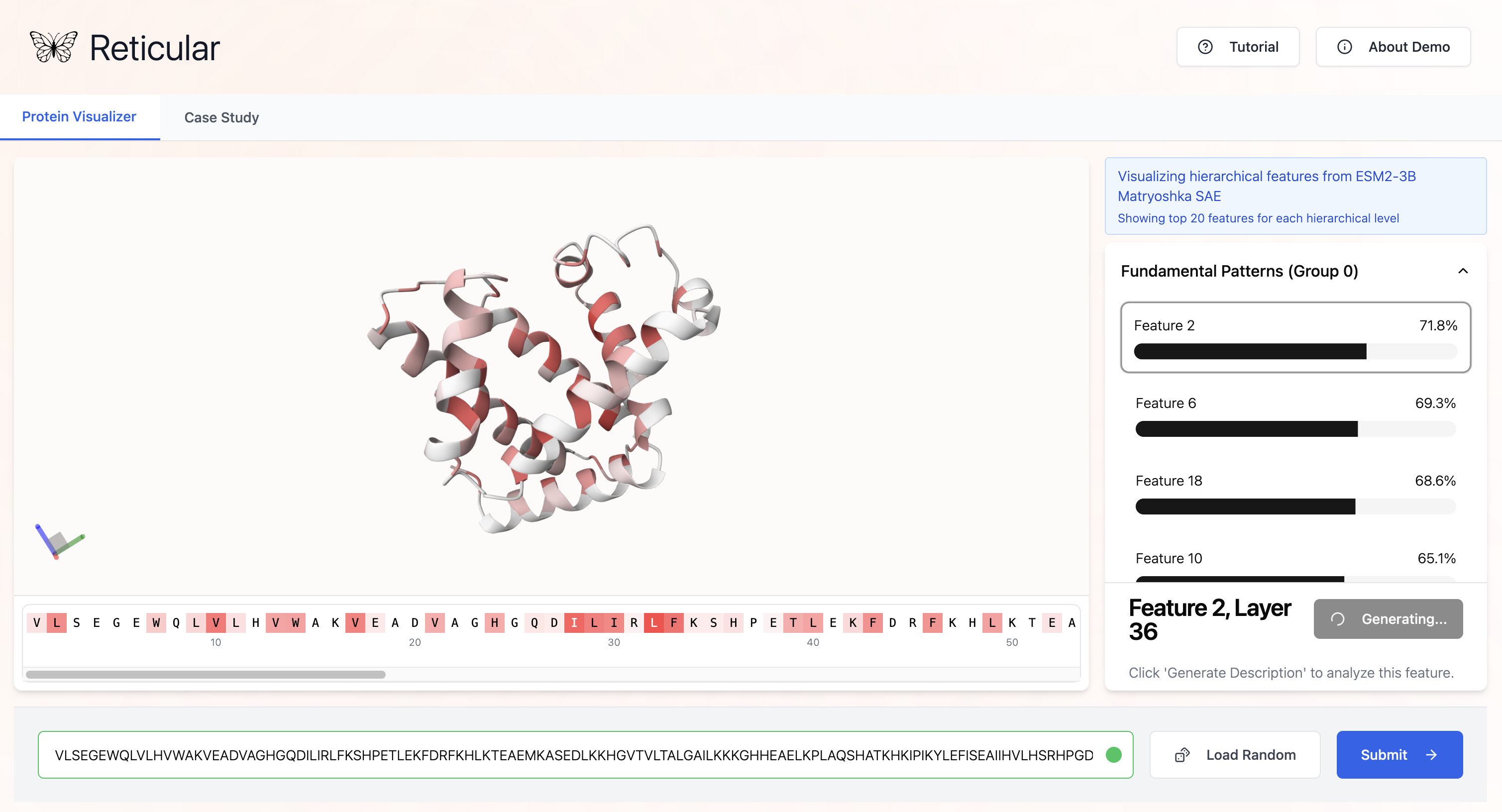 Reticular's interactive visualization demo