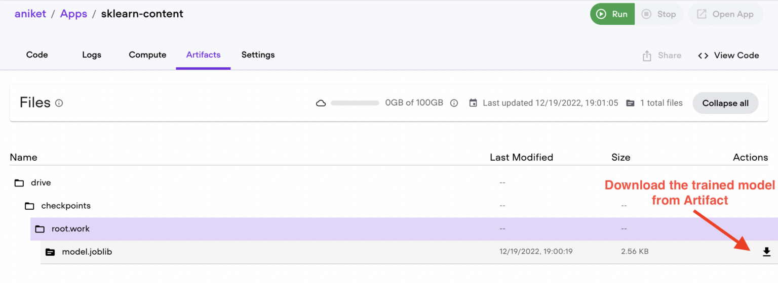 Lightning AI Web Dashboard