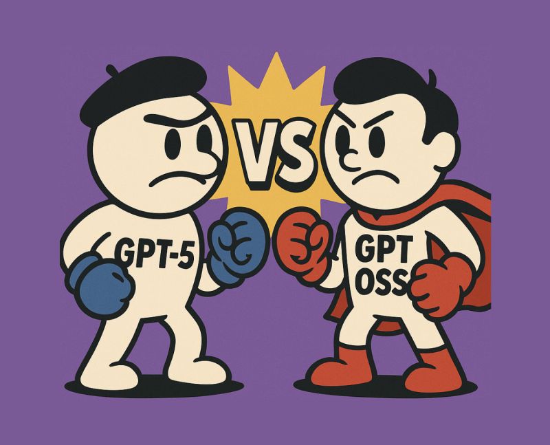 GPT 5 vs GPT OSS 20B vs GPT OSS 120B